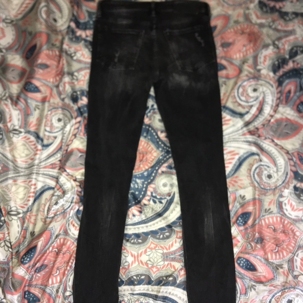 H & M Black Ripped Jeans